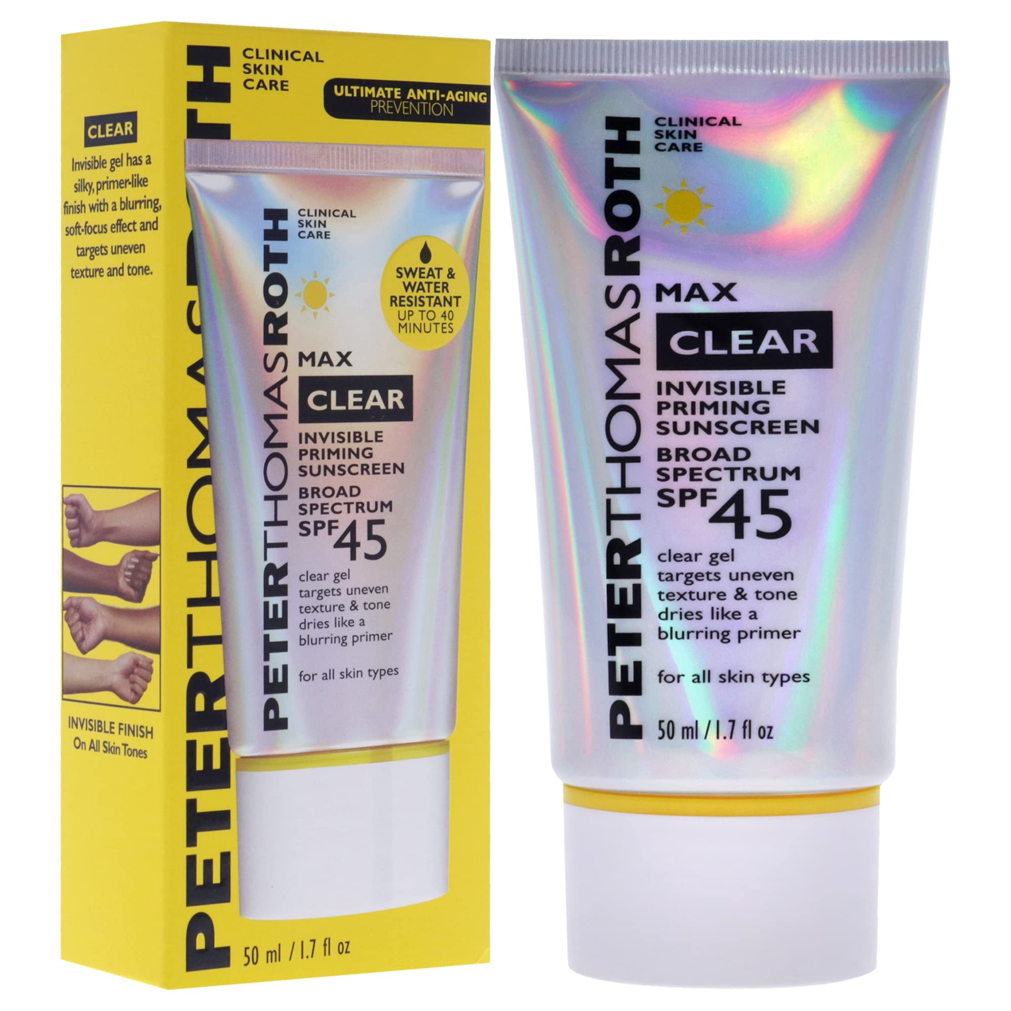 Foto 4 pulgar | Imprimador Solar Peter Thomas Roth Max Clear Spf 45 50 Ml - Venta Internacional.