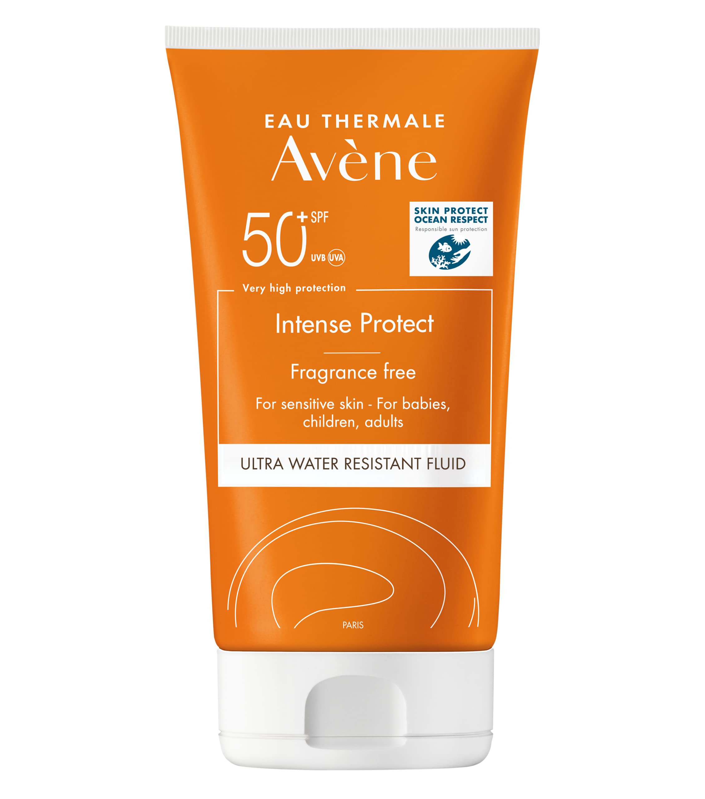 Fluido Solar Sunscreen Avene Intense Protect Spf 50+ 150 Ml - Venta Internacional.