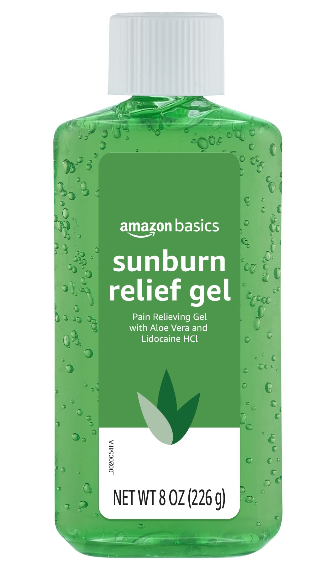 Gel para Aliviar Quemaduras Solares Amazon Basics 240 ml con Aloe Vera - Venta Internacional