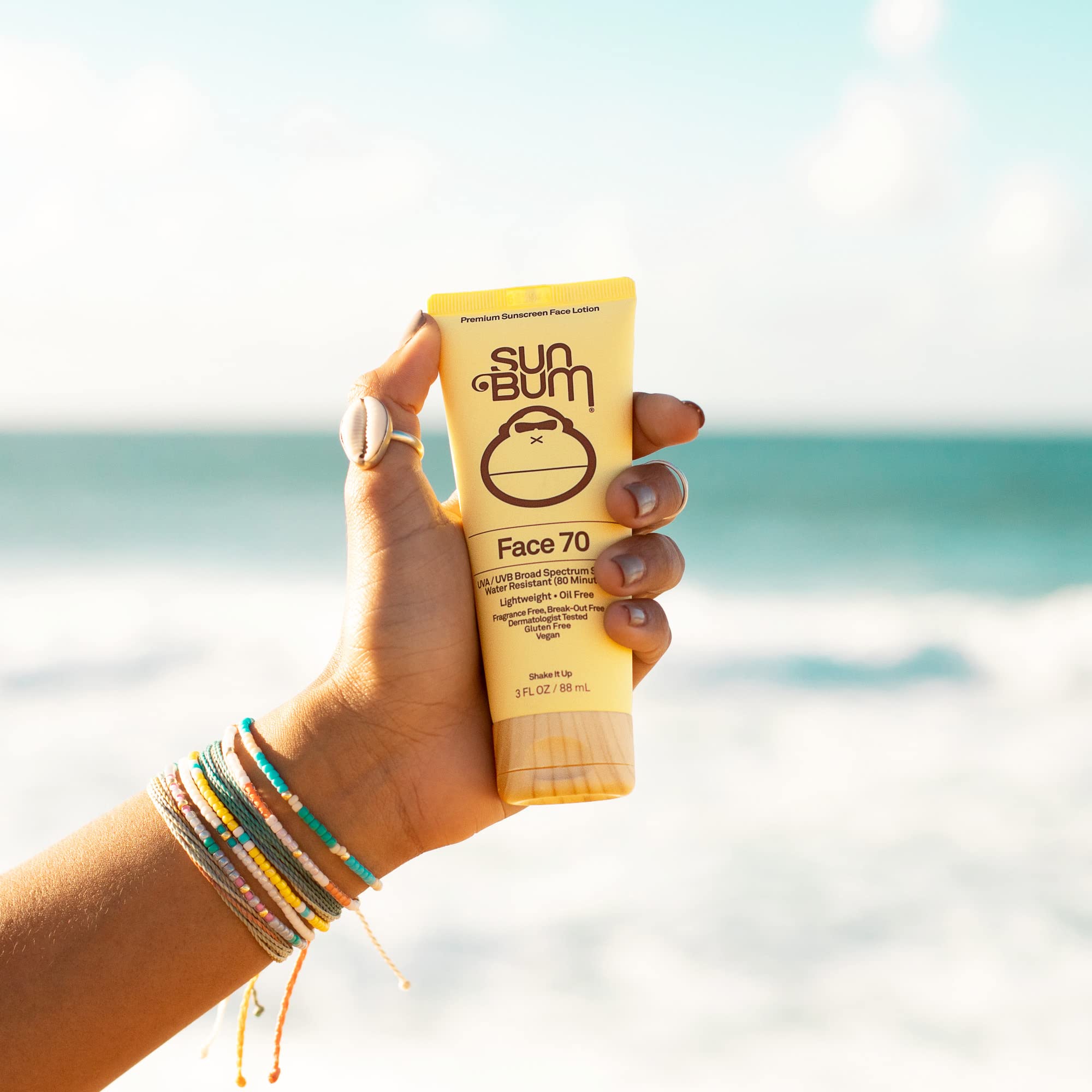Foto 4 pulgar | Loción Facial Con Protección Solar Sun Bum Original Spf 70 90 Ml - Venta Internacional.