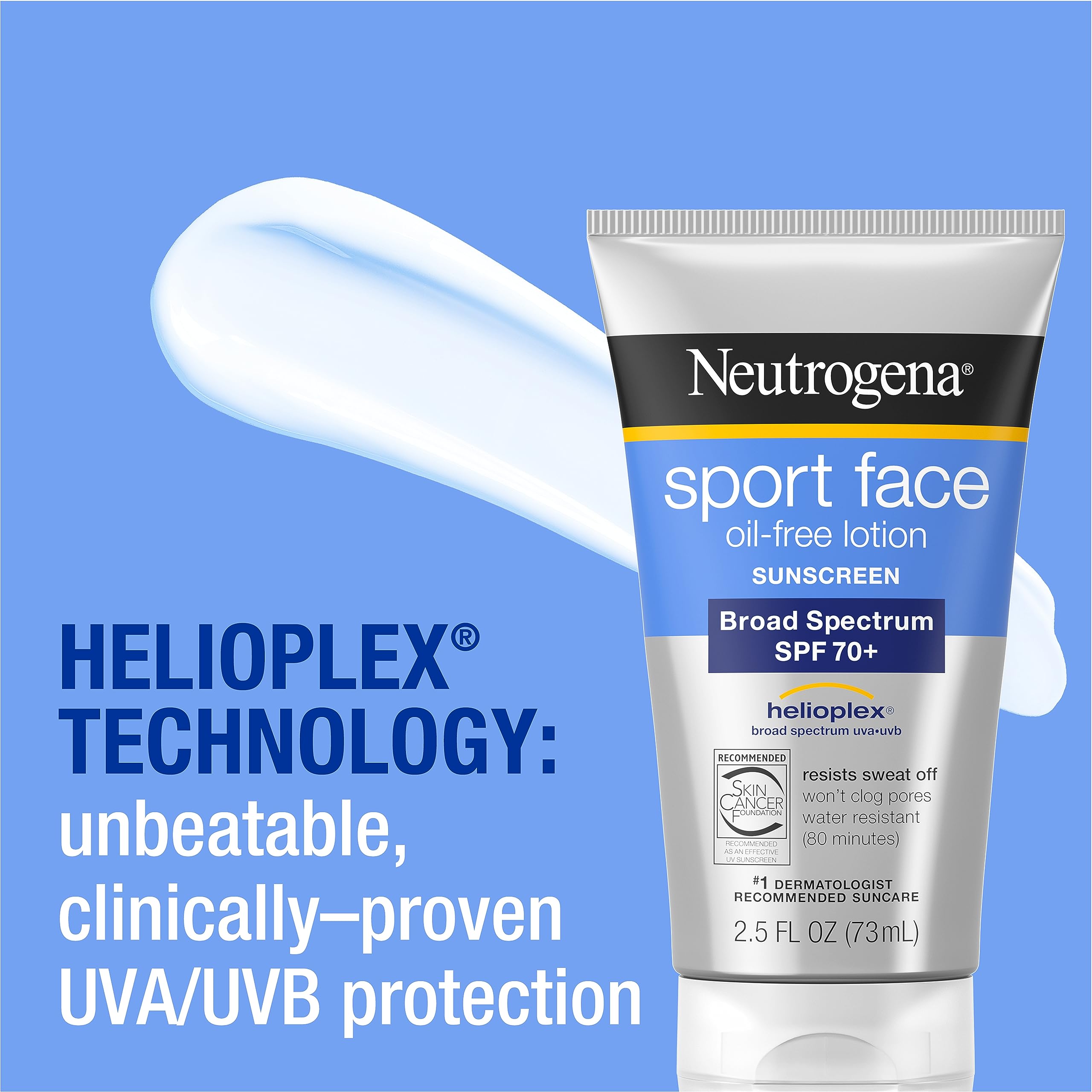 Foto 3 | Protector Solar Neutrogena Sport Face Spf 70+ 75 Ml Sin Aceite - Venta Internacional.