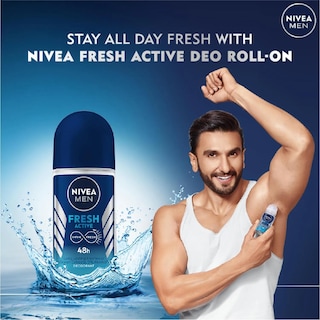 Foto 3 | Desodorante Nivea Fresh Active Roll-on Antitranspirante 50 Ml (x6) - Venta Internacional.