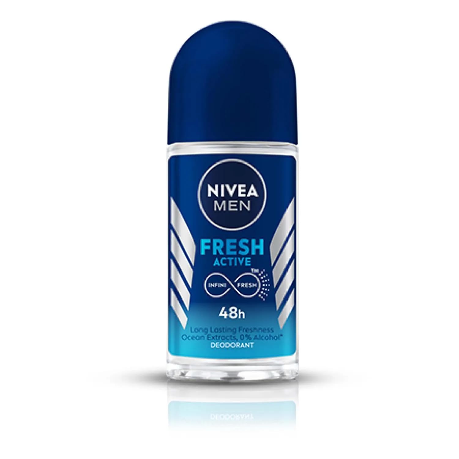 Foto 1 | Desodorante Nivea Men Fresh Active Roll On, 50 Ml, 48 Horas (paquete De 3) - Venta Internacional.
