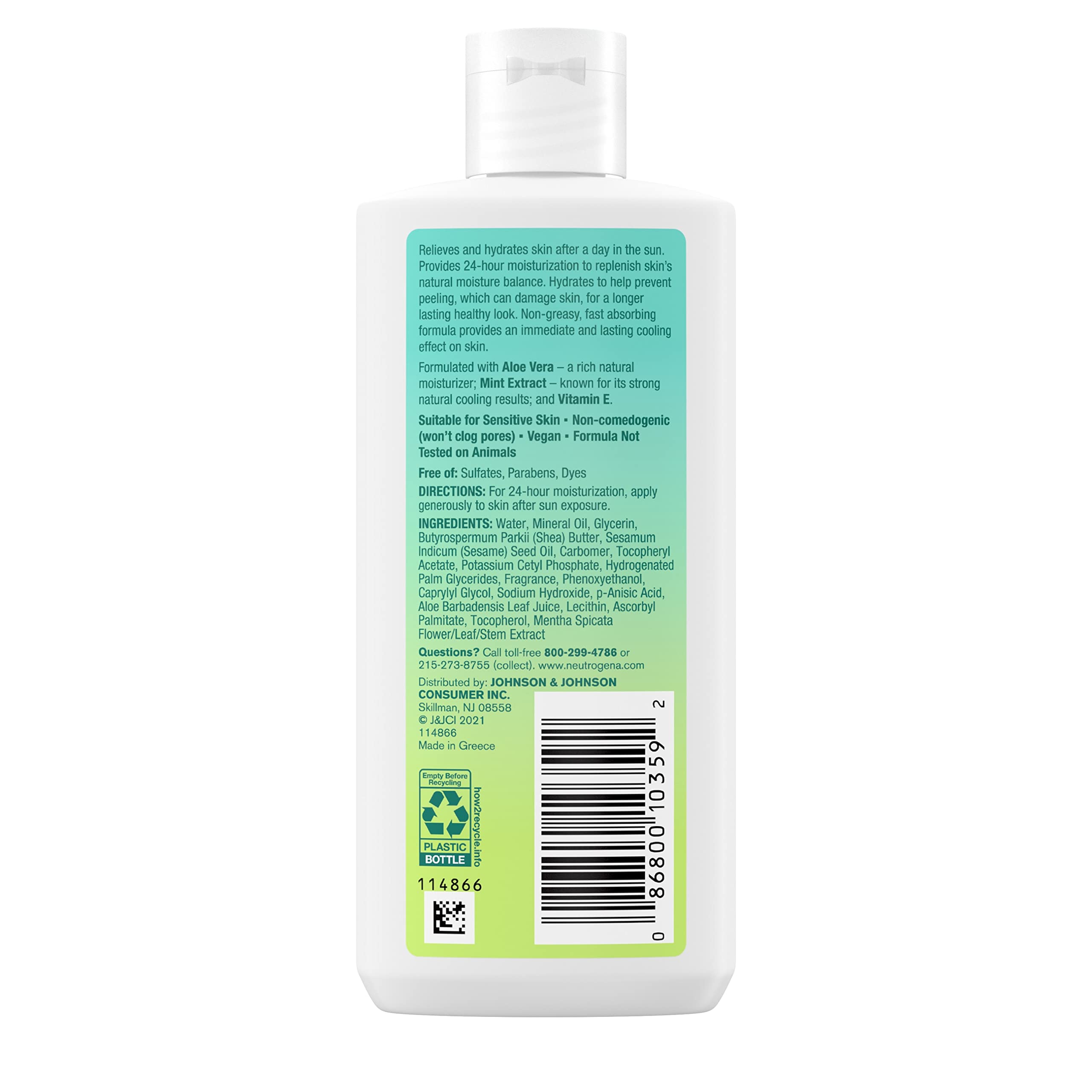 Foto 5 pulgar | Loción Reparadora Para Después Del Sol Neutrogena Sun Rescue 200 Ml - Venta Internacional.