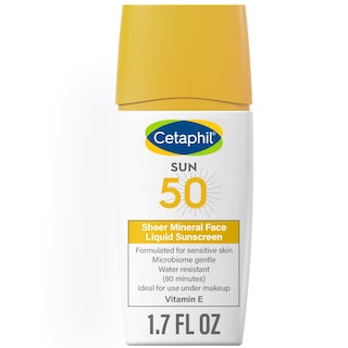 Foto 1 | Protector Solar Cetaphil Sheer 100% Mineral Spf 50 50 Ml Para Rostro - Venta Internacional.