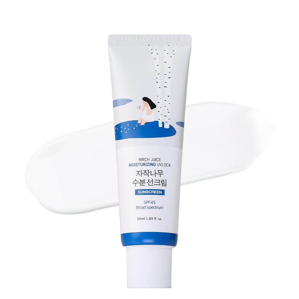 Protector Solar Round Lab Jugo De Abedul Hidratante Spf 45 50 Ml - Venta Internacional.