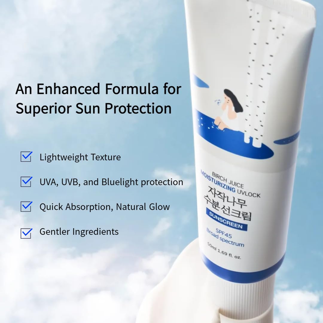 Foto 3 pulgar | Protector Solar Round Lab Jugo De Abedul Hidratante Spf 45 50 Ml - Venta Internacional.