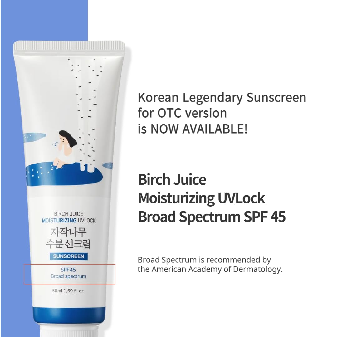 Foto 4 pulgar | Protector Solar Round Lab Jugo De Abedul Hidratante Spf 45 50 Ml - Venta Internacional.