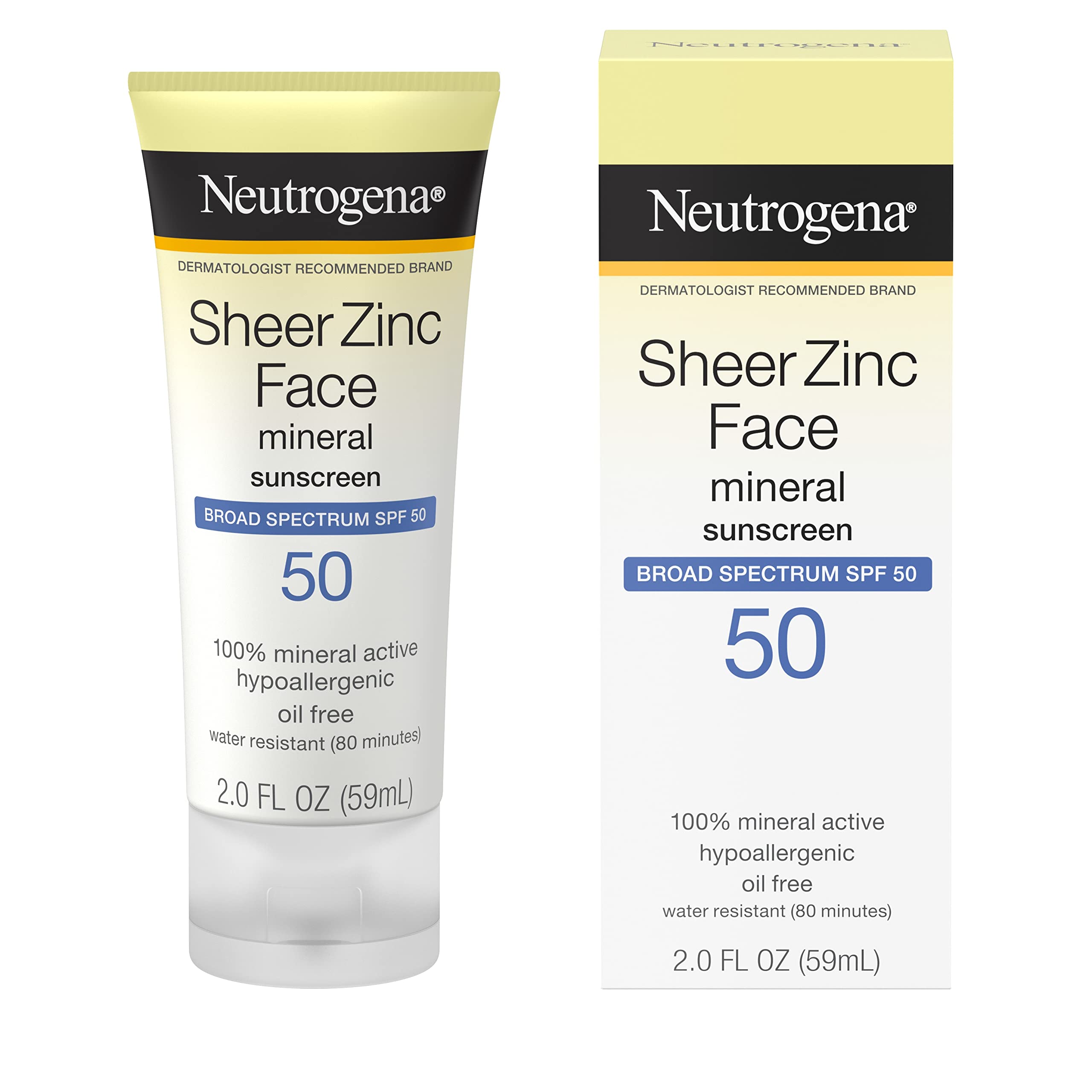 Foto 4 pulgar | Protector Solar Neutrogena Sheer Zinc Oxide Spf 50 60 Ml - Venta Internacional.