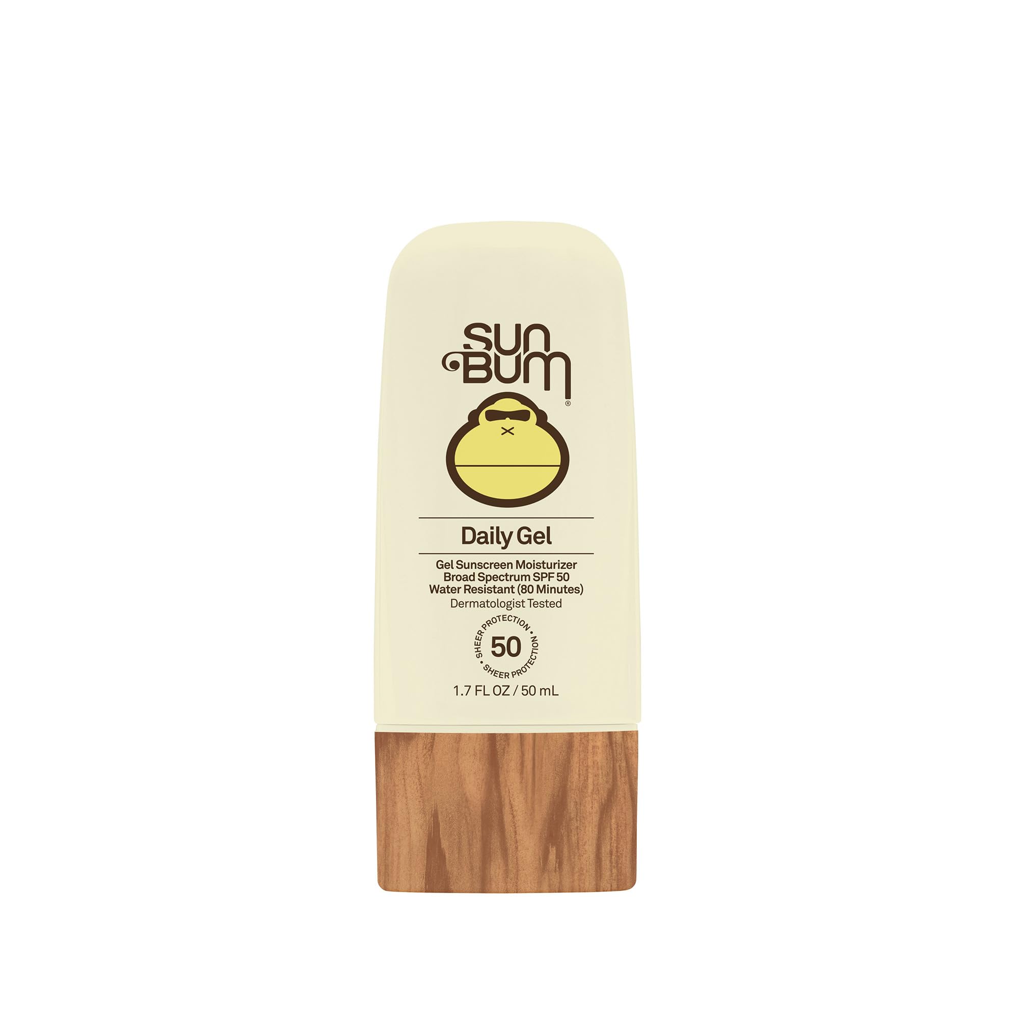 Gel Protector Solar Para Rostro Sun Bum Daily Spf 50, 50 Ml, Vegano - Venta Internacional.