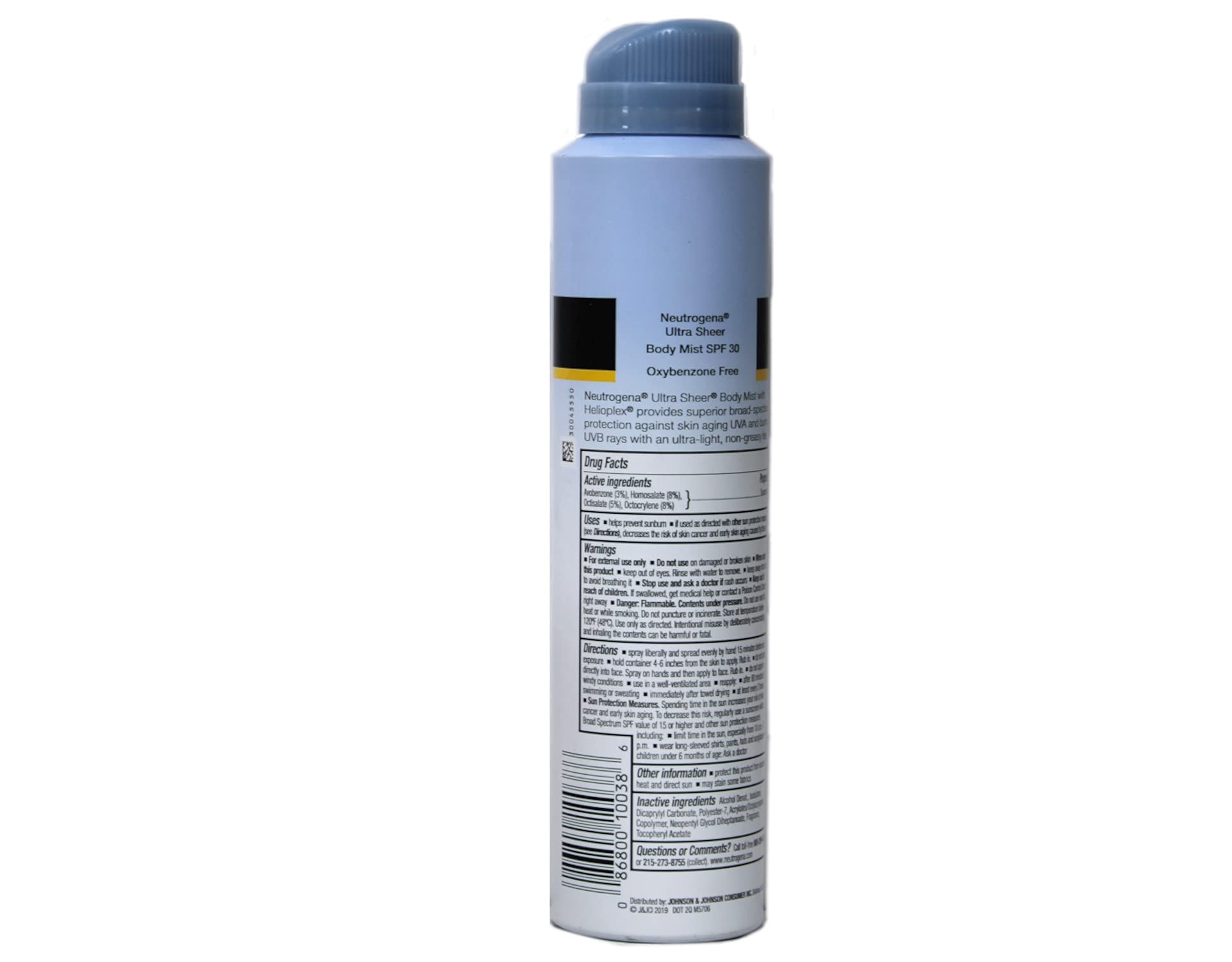 Foto 3 pulgar | Crema Solar Neutrogena Ultra Sheer Body Mist Spf 30 150 Ml (x2) - Venta Internacional.