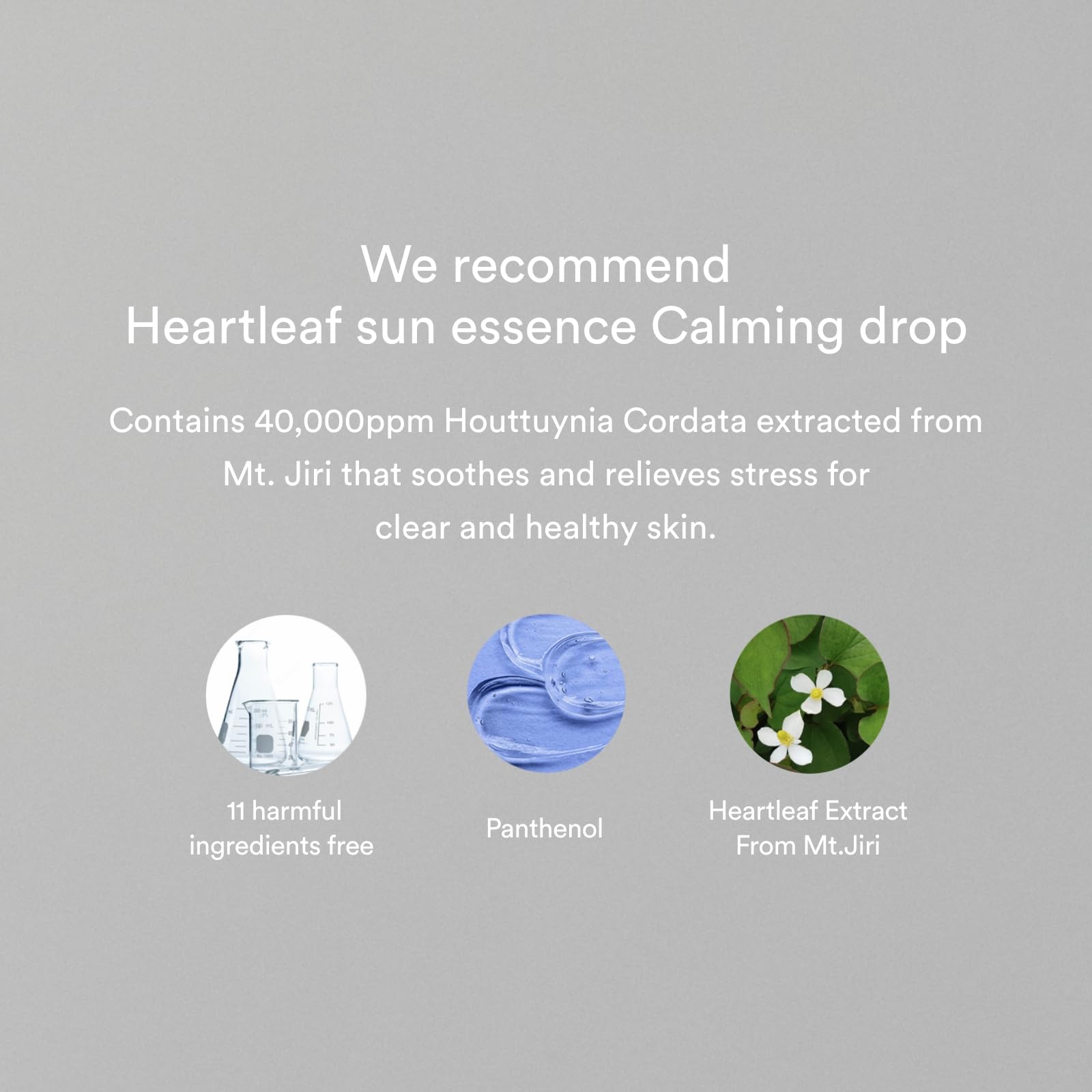 Foto 3 pulgar | Gota Calmante Abib Heartleaf De Sun Essence, 50 Ml, Con Factor De Protección Solar - Venta Internacional.