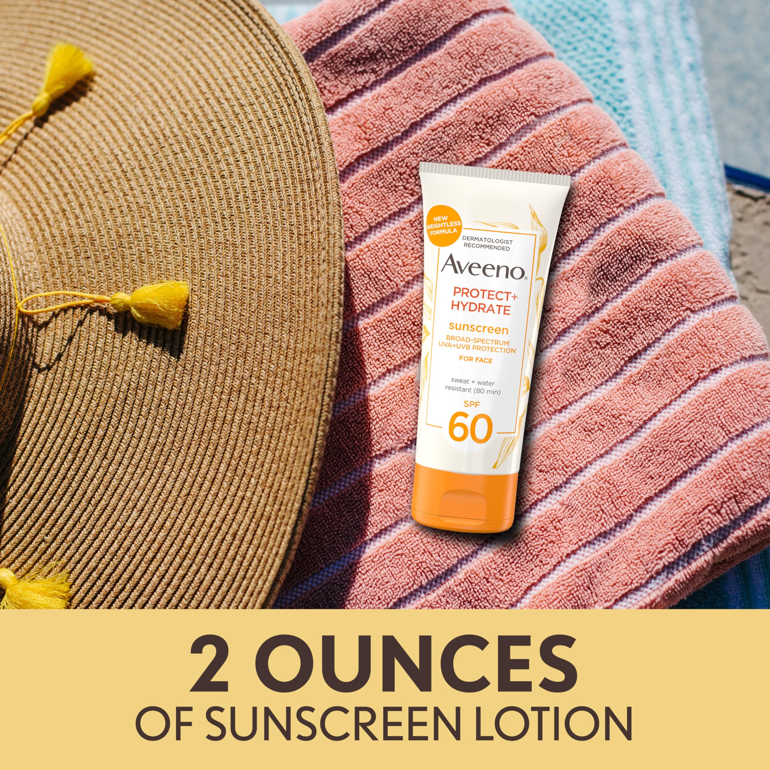Foto 4 | Protector Solar Aveeno Protect + Hydrate Spf 60 60 Ml Para Piel Sensible - Venta Internacional.