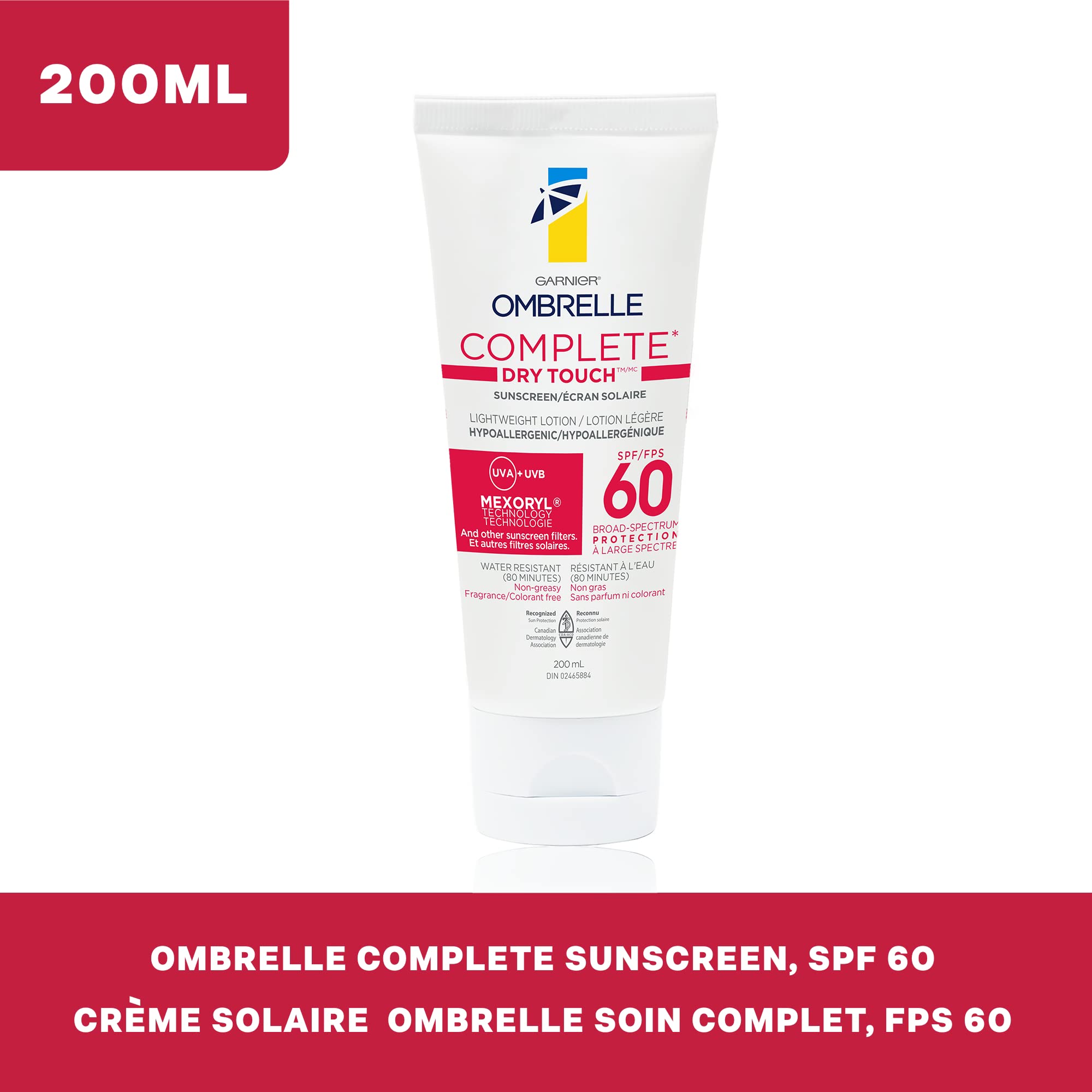 Foto 3 pulgar | Protector Solar Garnier Ombrelle Complete Sensitive 60 Spf 200 Ml - Venta Internacional.