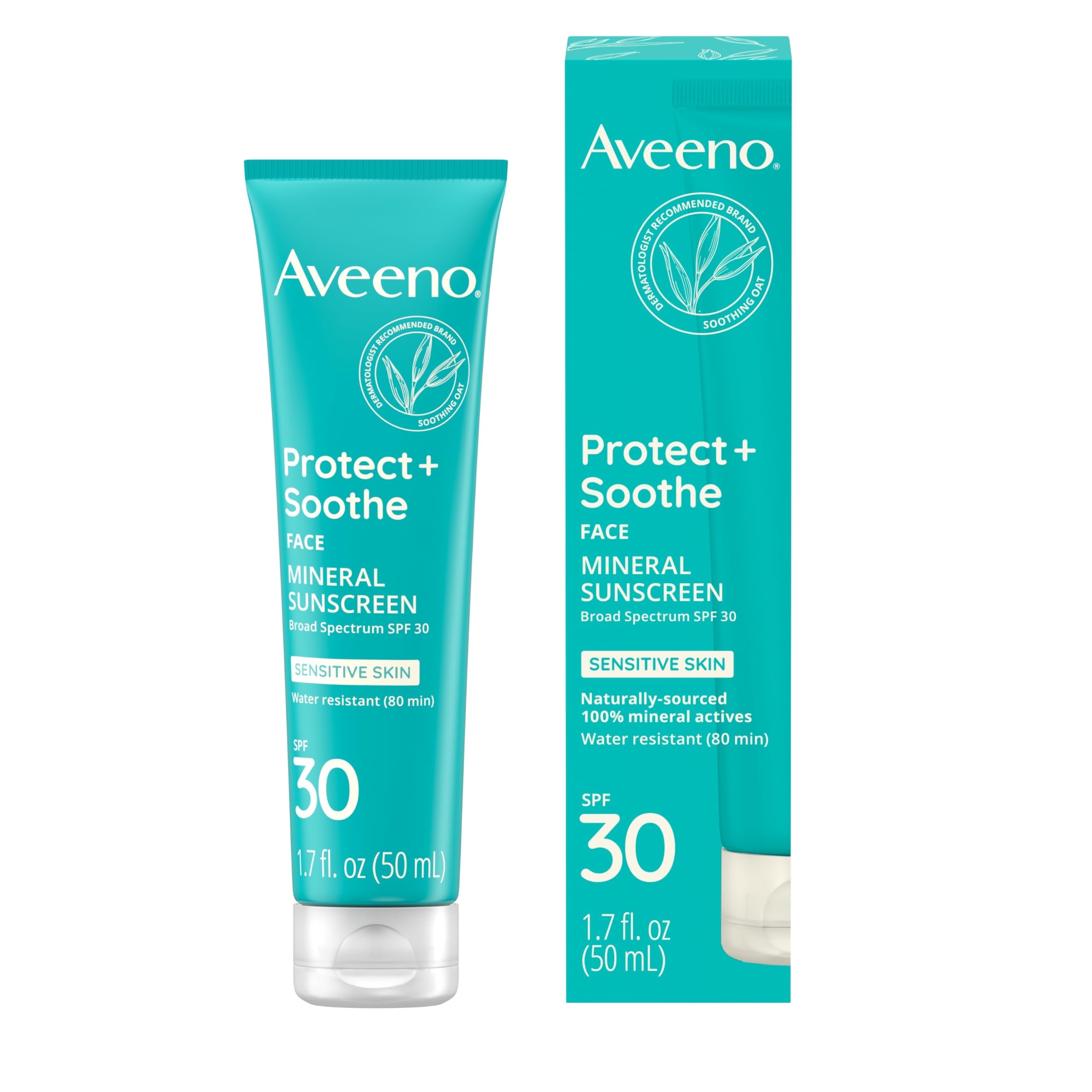 Foto 3 pulgar | Protector Solar Aveeno Protect + Soothe Face Spf 30 50 Ml - Venta Internacional.