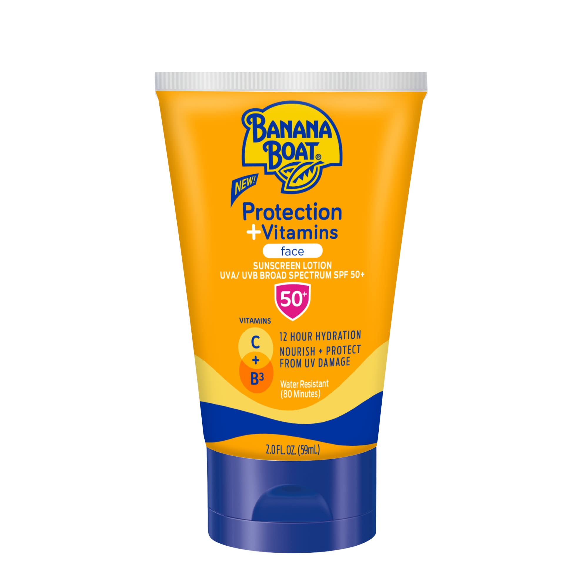 Protector Solar Banana Boat Protection + Vitaminas Spf 50 60 Ml - Venta Internacional.