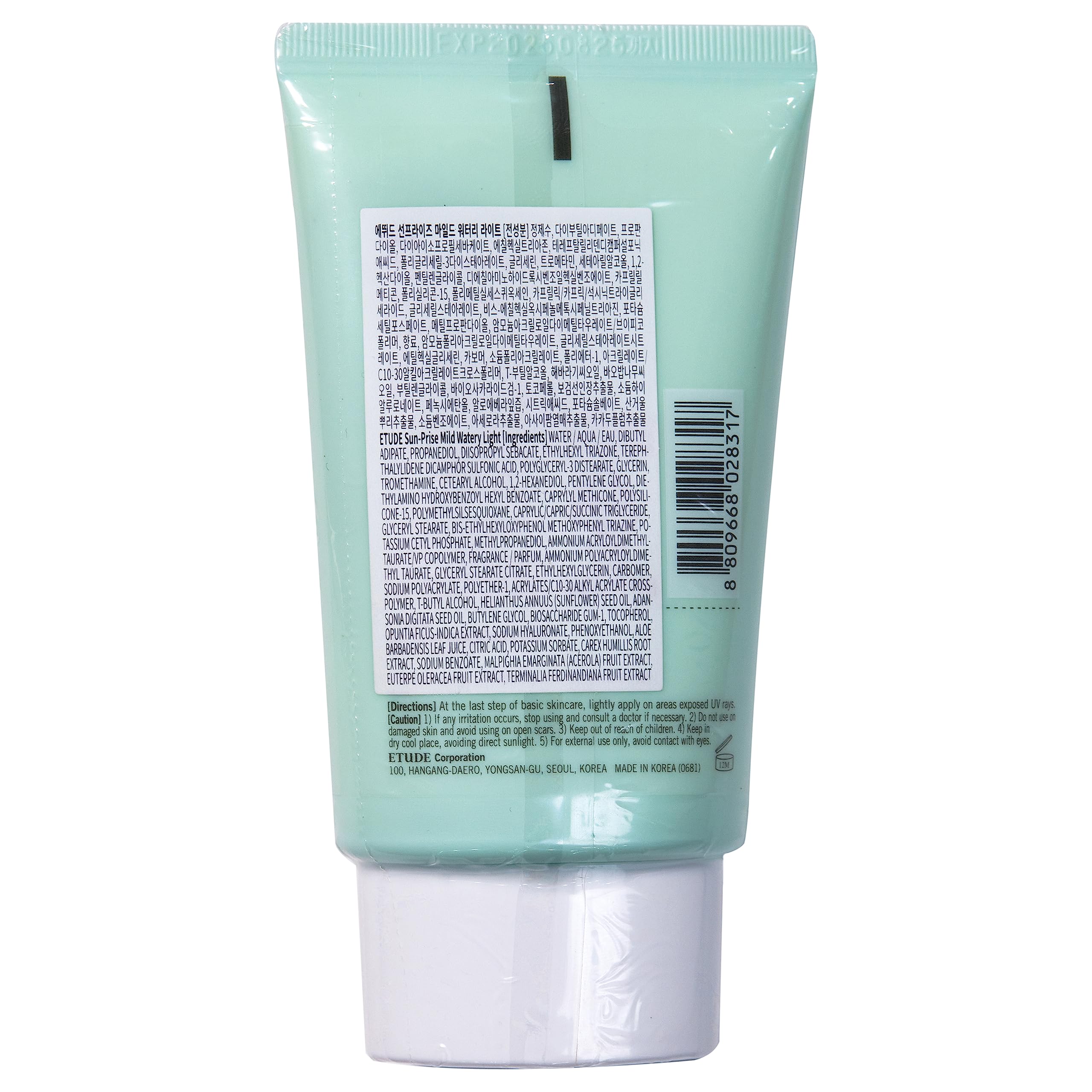 Foto 3 pulgar | Bloqueador Solar Etude Sunprise Mild Weightless Spf50+/pa+++ 50 Ml - Venta Internacional.