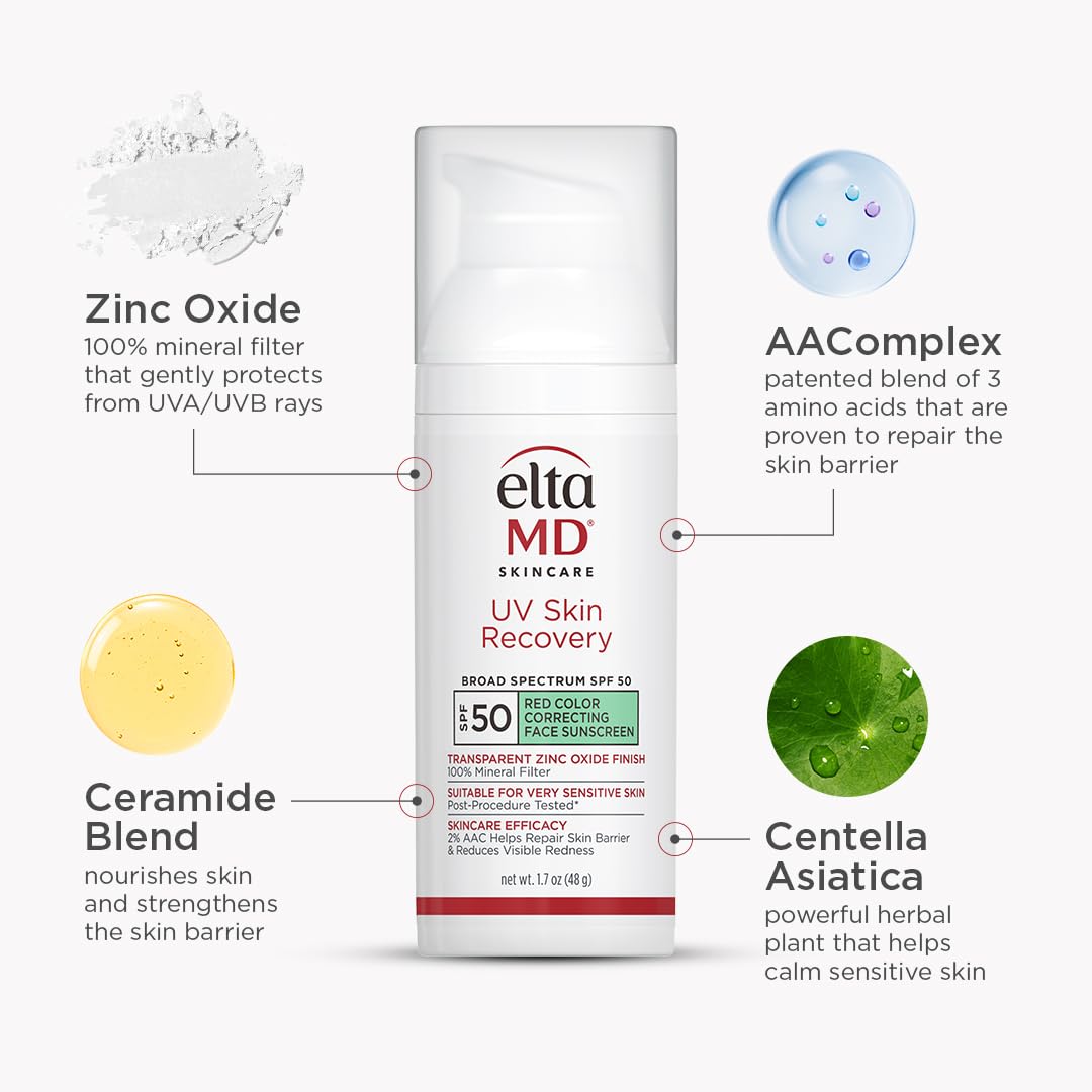 Foto 8 pulgar | Protector Solar Eltamd Uv Skin Recovery Spf 50 Para Pieles Sensibles - Venta Internacional.