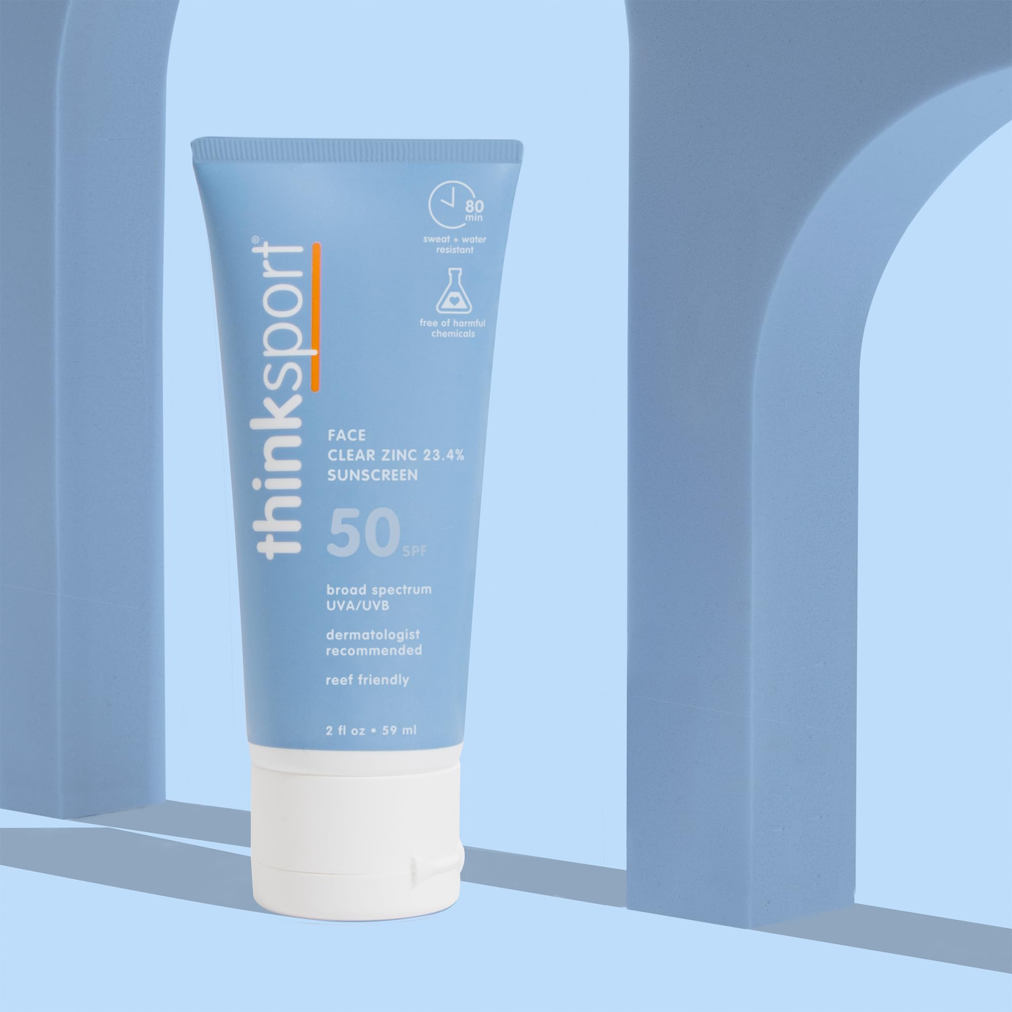 Foto 5 pulgar | Protector Solar Mineral Thinksport Spf 50 60 Ml Resistente Al Agua - Venta Internacional.