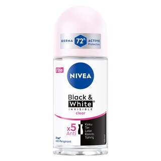 Foto 1 | Desodorante Nivea Invisible Para Blanco Y Negro Transparente 50 Ml (x3) - Venta Internacional.