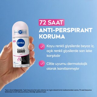 Foto 3 | Desodorante Nivea Invisible Para Blanco Y Negro Transparente 50 Ml (x3) - Venta Internacional.
