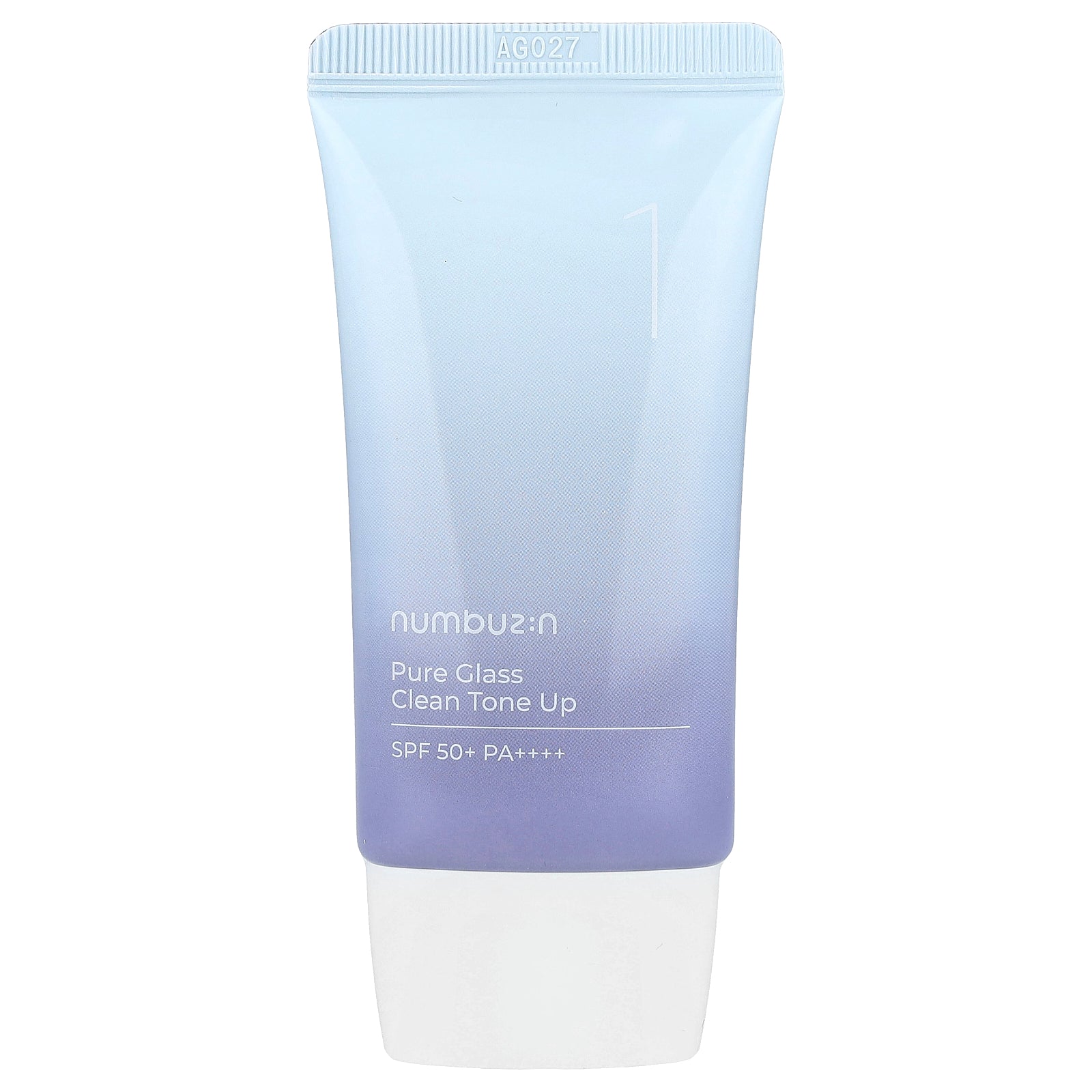 Foto 2 pulgar | Protector Solar Numbuzin Pure Glass Clean Tone Up  Spf 50+  50 Ml - Venta Internacional.