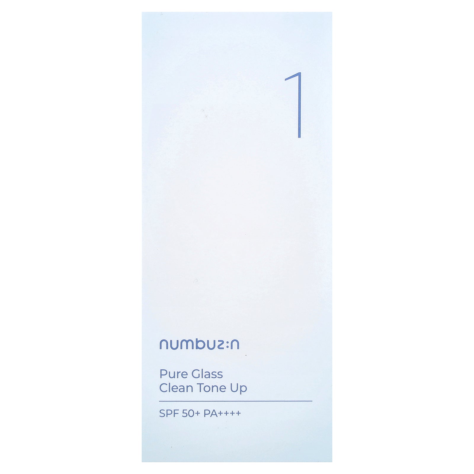 Foto 3 pulgar | Protector Solar Numbuzin Pure Glass Clean Tone Up  Spf 50+  50 Ml - Venta Internacional.