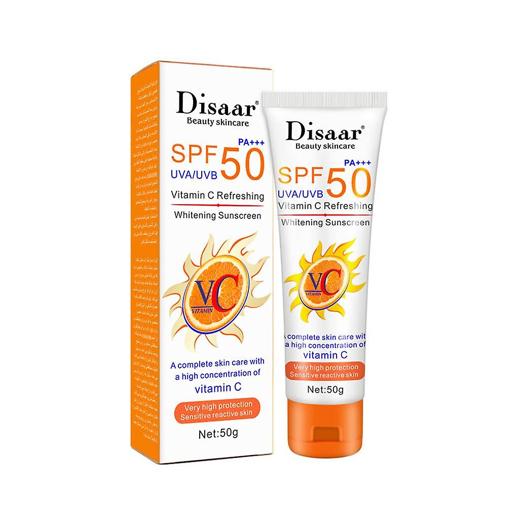 Crema De Protección Solar Huoguo Blanqueadora Spf50+ Pa+ 50 Ml - Venta Internacional.