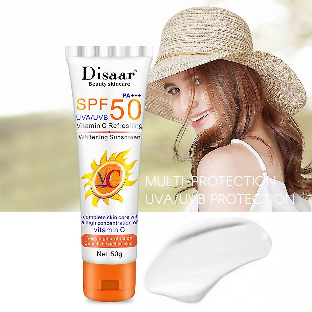 Foto 3 pulgar | Crema De Protección Solar Huoguo Blanqueadora Spf50+ Pa+ 50 Ml - Venta Internacional.