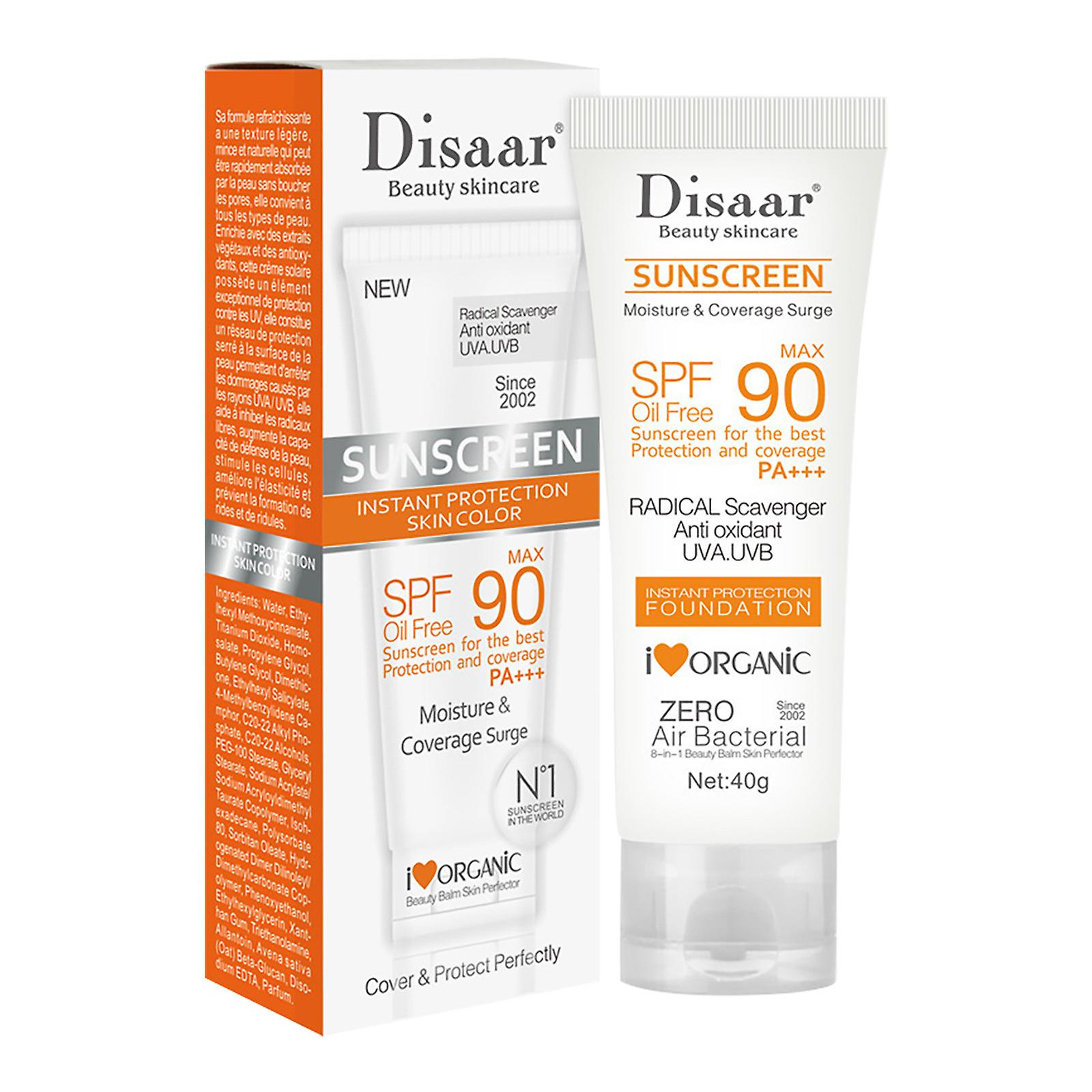 Crema Solar Blanqueadora Facial Huoguo  Spf 90  40 Ml - Venta Internacional.