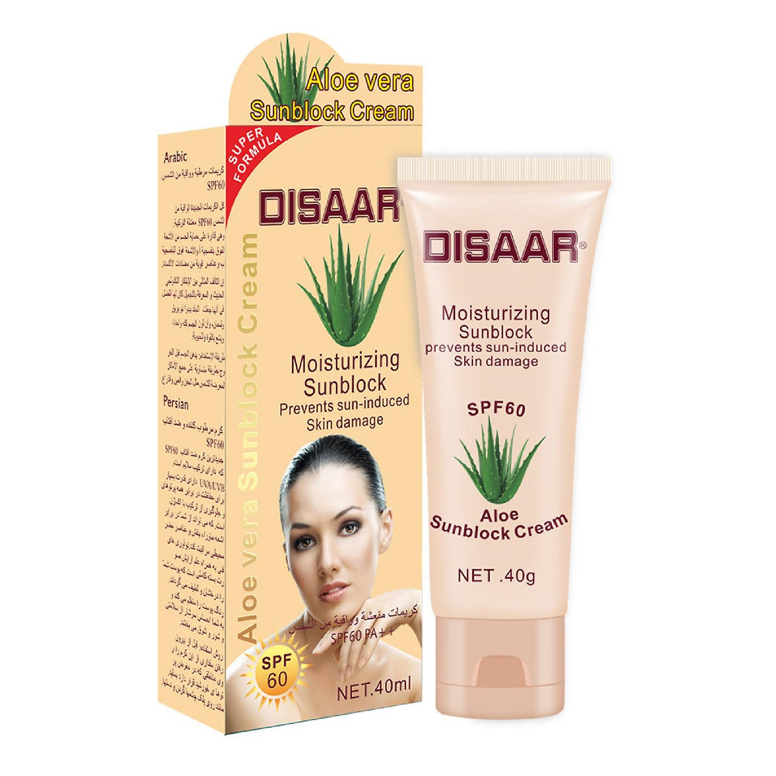 Protector Solar Huoguo Crema Solar Blanqueadora Spf60 40 G A Prueba De Agua - Venta Internacional.