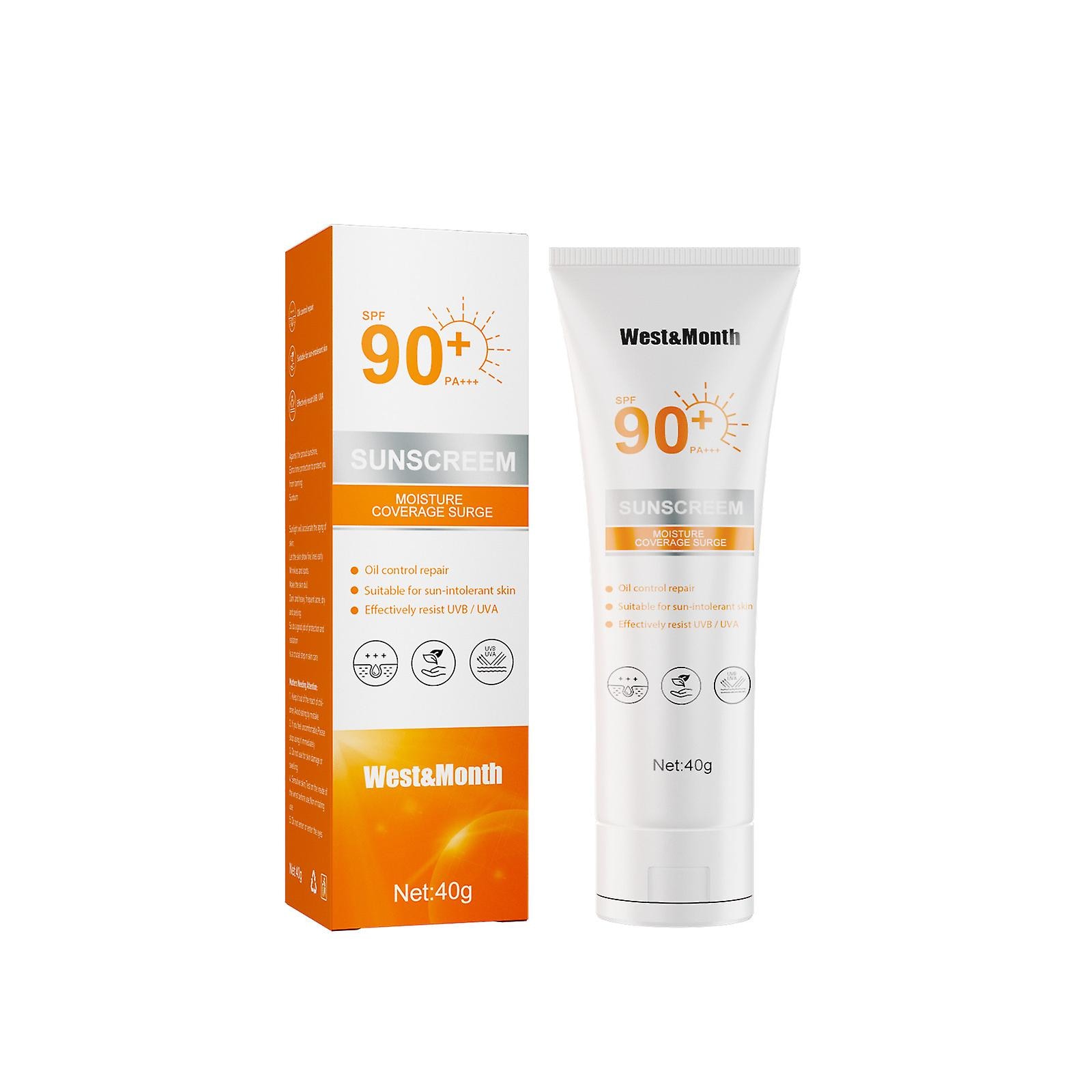 Crema Solar Blanqueadora Antisudor Sunscreen Huoguo Spf90+ 80 Ml - Venta Internacional. $449