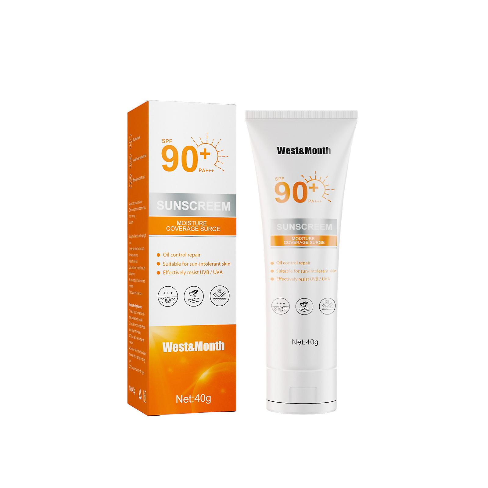 Crema Solar Blanqueadora Antisudor Sunscreen Huoguo Spf90+ 80 Ml - Venta Internacional.