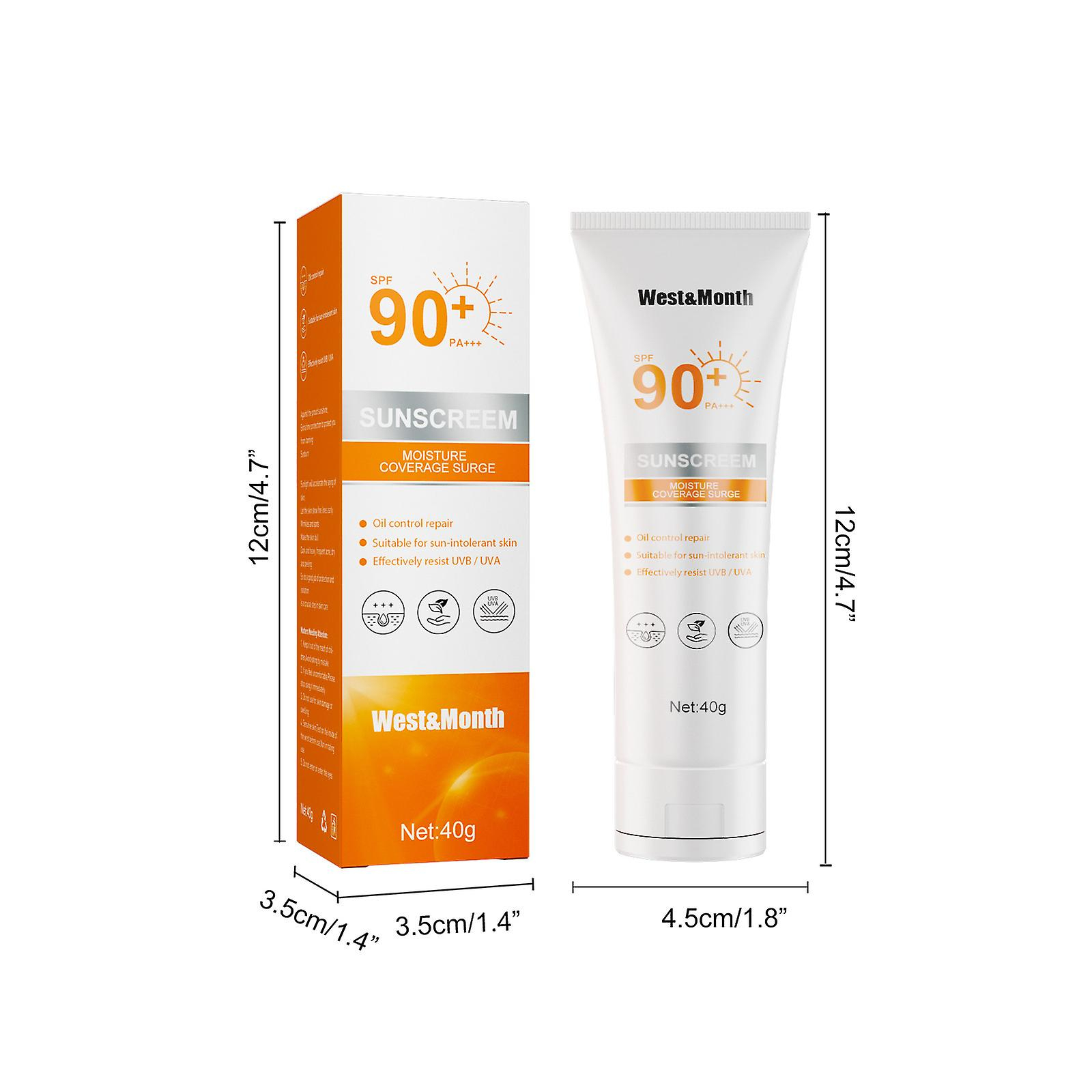 Foto 4 pulgar | Crema Solar Blanqueadora Antisudor Sunscreen Huoguo Spf90+ 80 Ml - Venta Internacional.