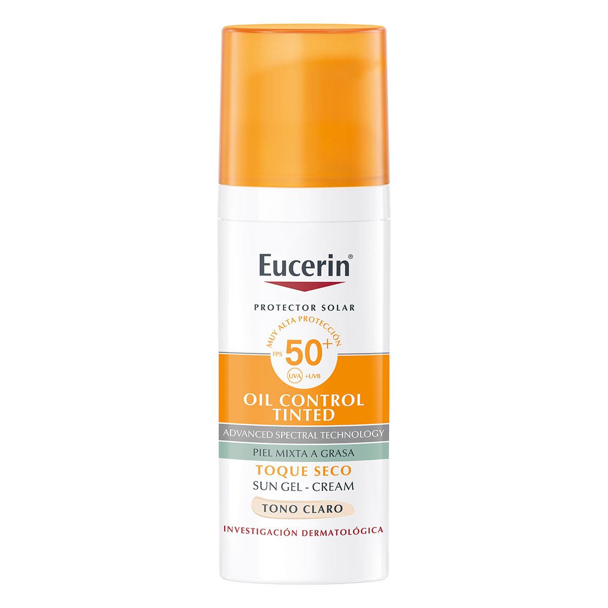 Foto 2 pulgar | Aceite Facial Fps 50+ Control Tono Claro Eucerin 50 ml