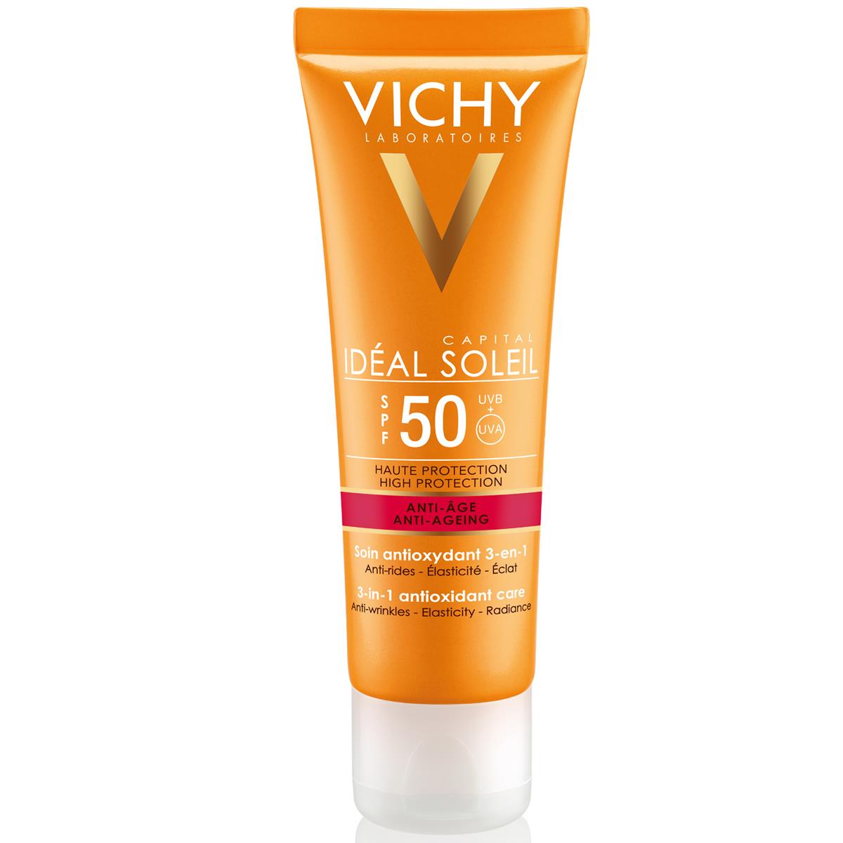 Foto 2 pulgar | Vichy Ideal Soleil Anti-edad Fps-50+ de 50ml