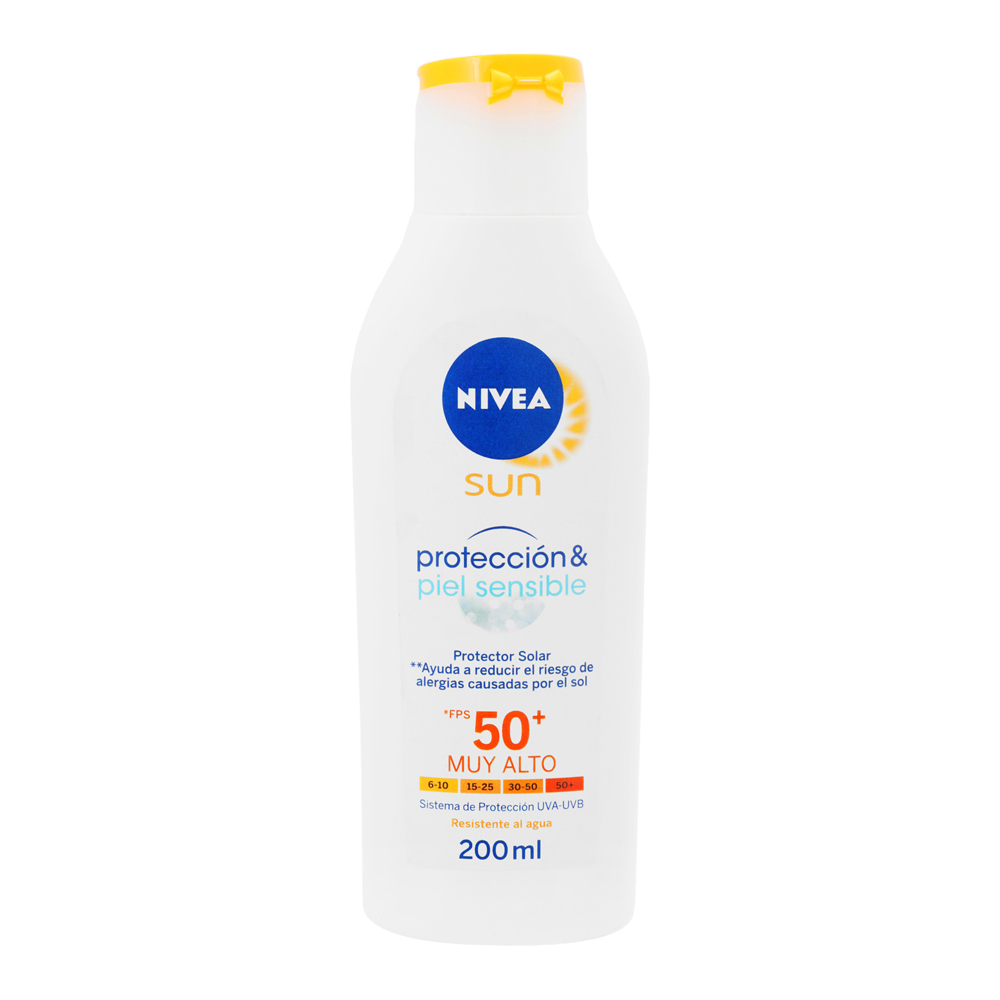 Protección para Piel Sensible Nivea Sun Fps50+ de 200 ml