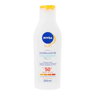 Foto 1 | Protección para Piel Sensible Nivea Sun Fps50+ de 200 ml