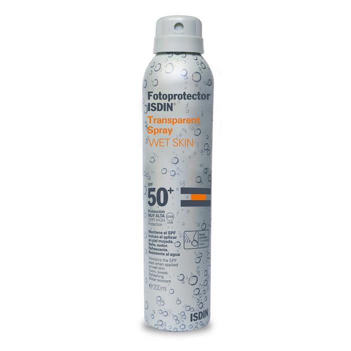 Foto 2 pulgar | Fotoprotector Spray Wet Skin Isdin 50+250 ml