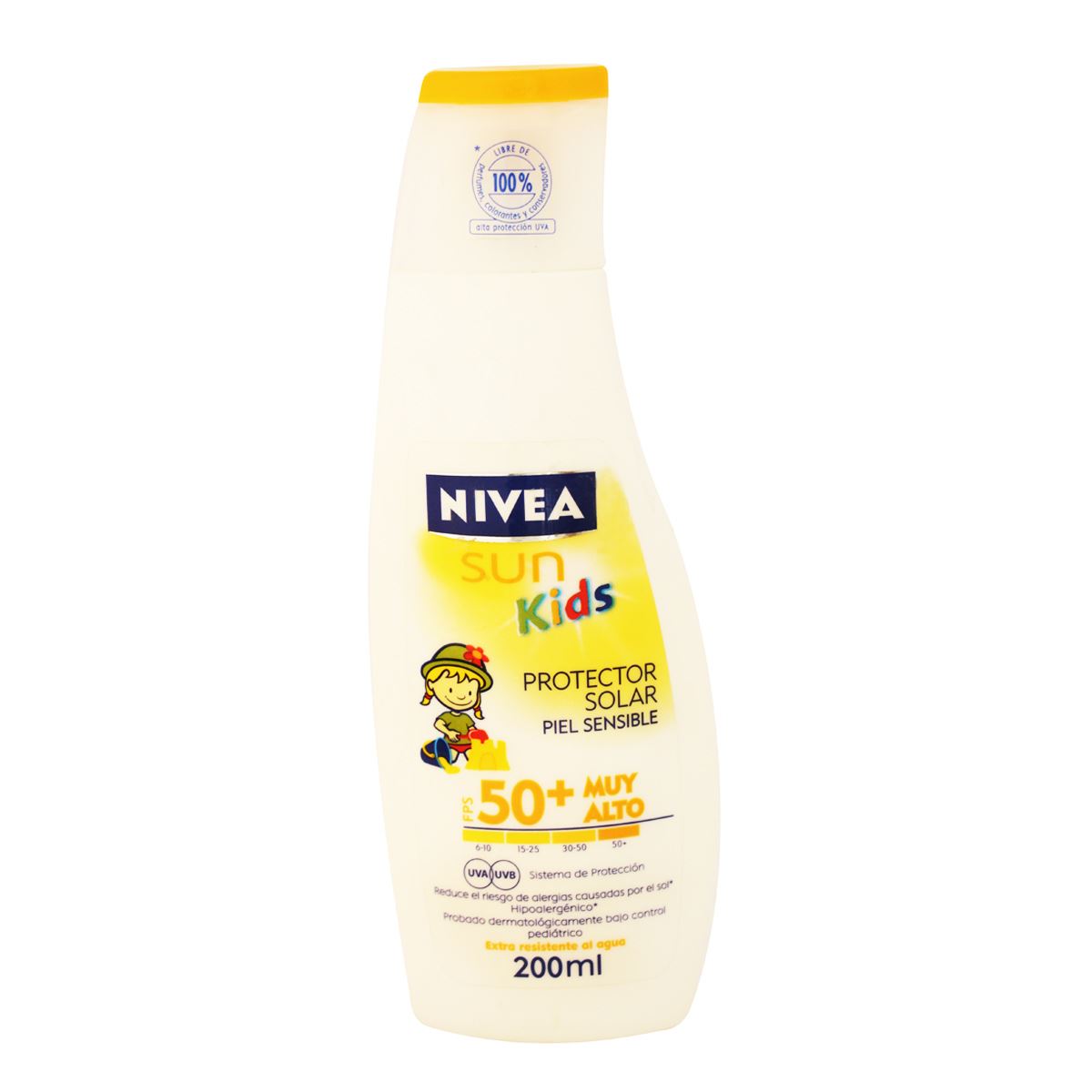 Foto 2 pulgar | Nivea Sun Kids Proteccion Solar Fps 50+ 200 Ml