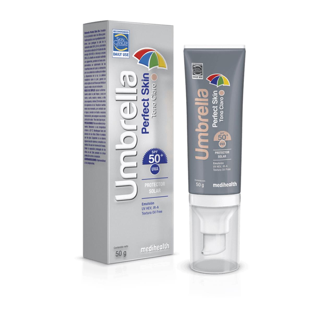 Fotoprotector Tono Claro Umbrella Perfect Skin de 50g