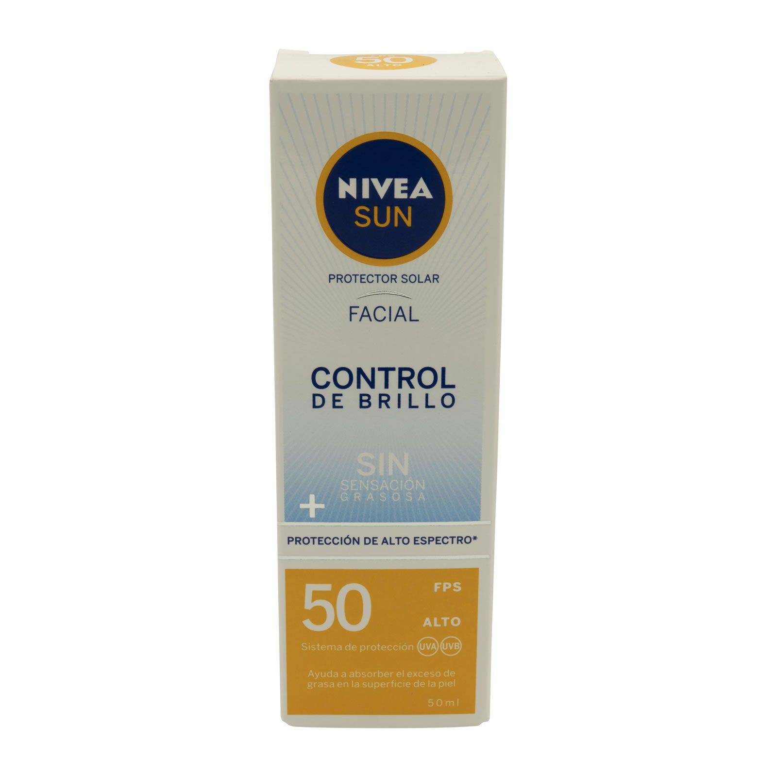 Foto 2 pulgar | Nivea Sun Control De Brillo Spf50 50ml