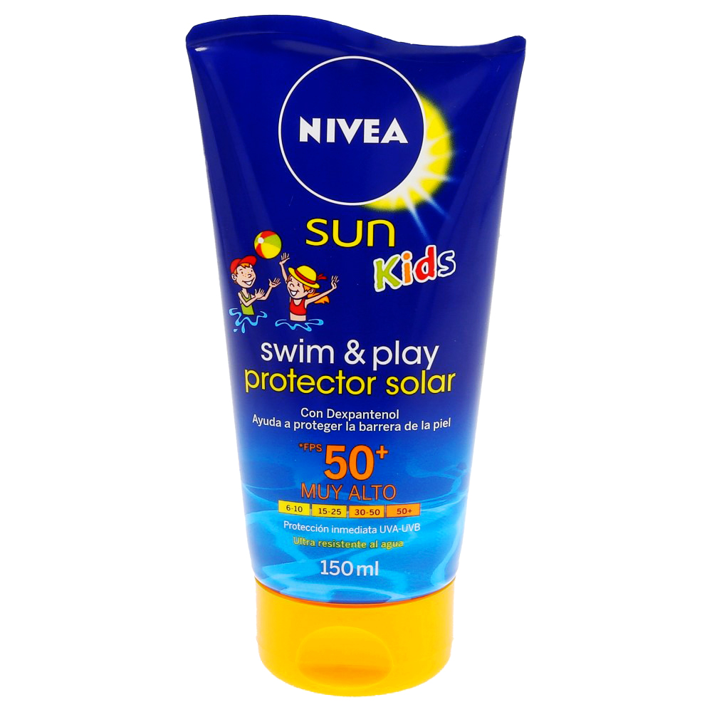 Foto 2 pulgar | Protector Solar Nivea Sun Swim Play Fps50 150 Ml