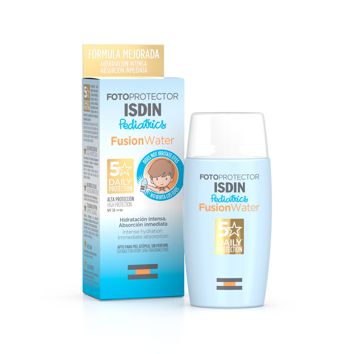 Fotoprotector Pediátrico Isdin Fusion Water 50 Ml