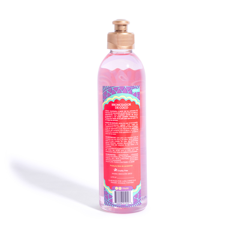 Foto 5 | Bronceador De Coco D'luchi 250 Ml