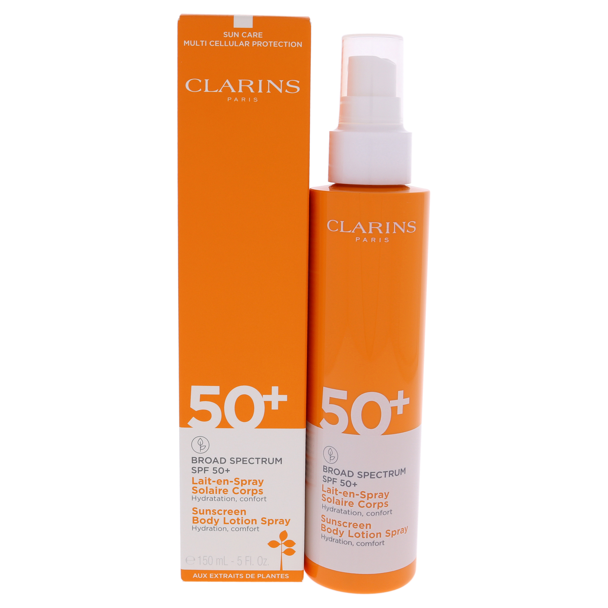 Foto 2 pulgar | Loción Corporal Con Protección Solar En Aerosol, Spf 50+ Clarins, Unisex, 150 Ml - Venta Internacional.