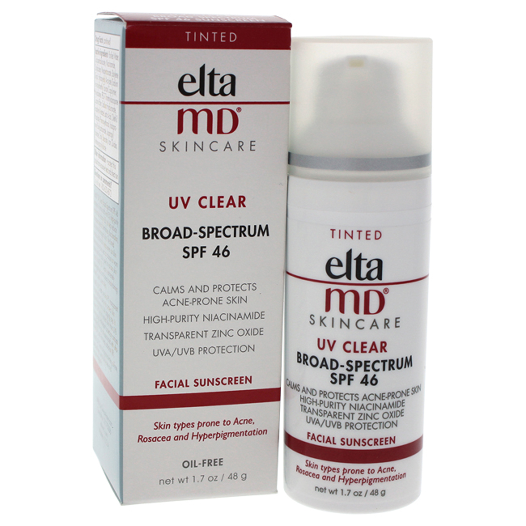 Foto 2 pulgar | Protector Solar Eltamd Uv, Transparente, Facial, Spf 46, 50 Ml, Unisex - Venta Internacional.