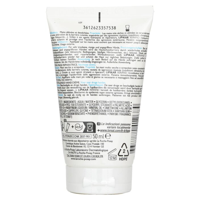 Foto 5 pulgar | Crema Reparadora De Manos La Roche Posay Lipikar Xerand - Venta Internacional.