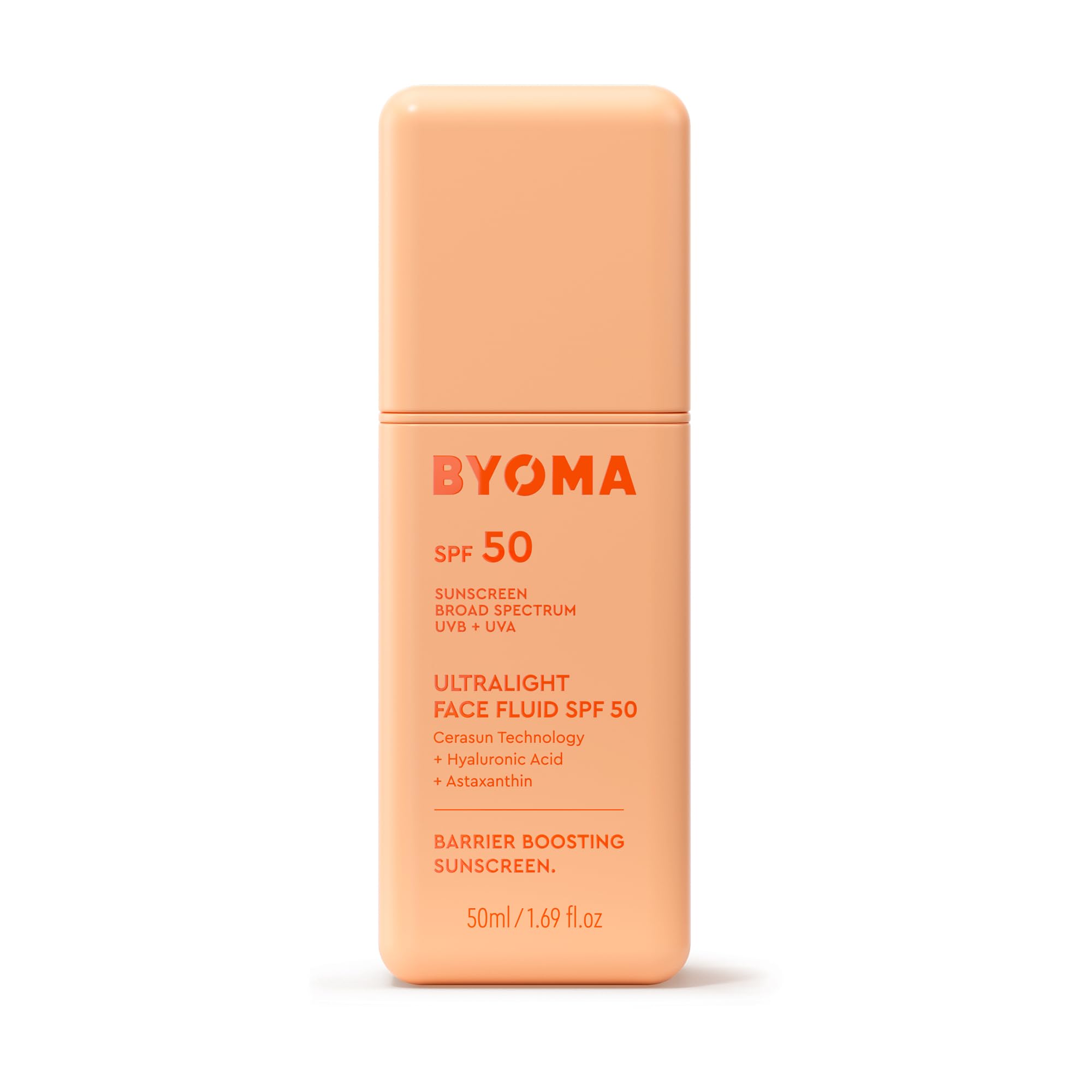 Foto 2 pulgar | Protector Solar Byoma Spf 50 Fluido Facial 50 Ml Luminous Glow - Venta Internacional.