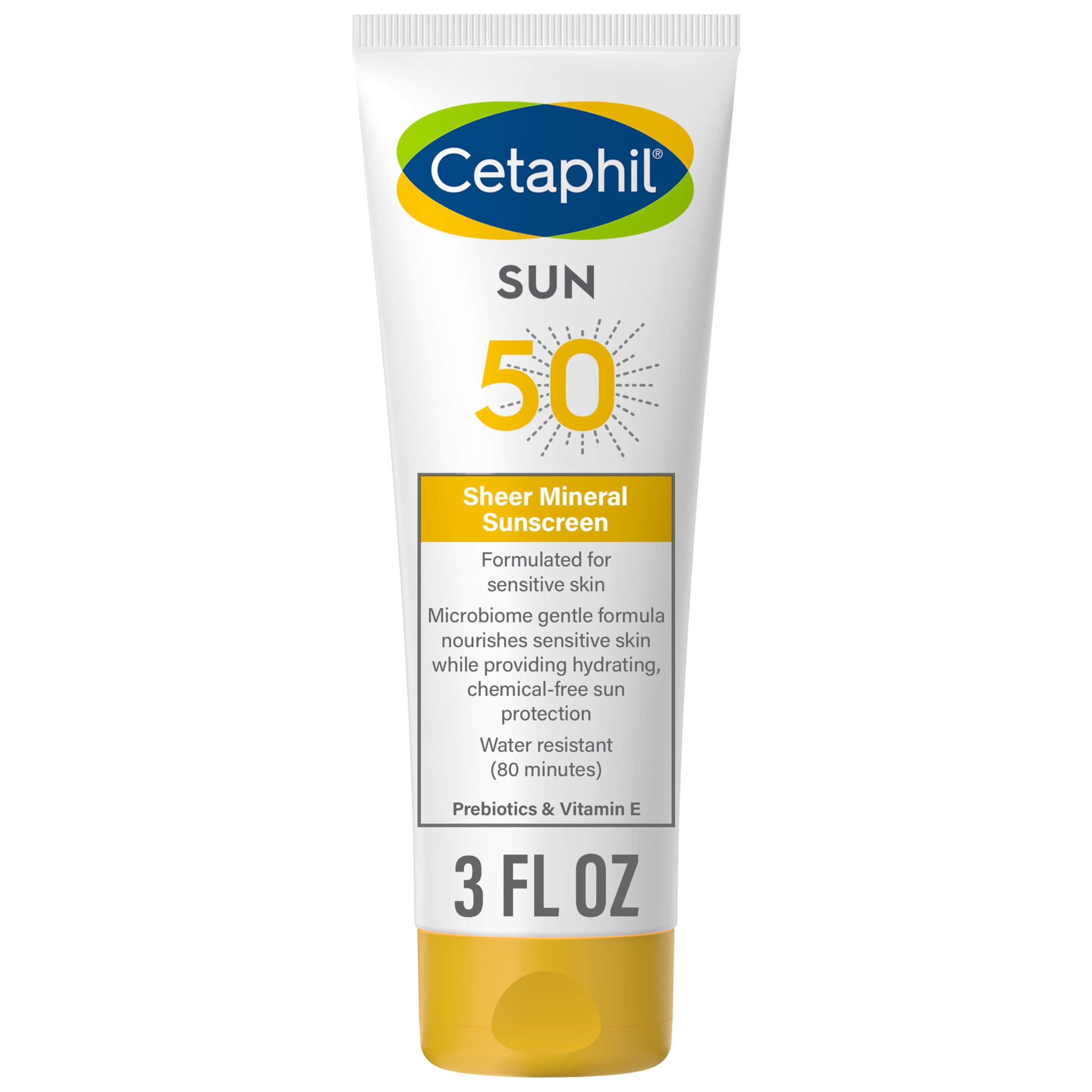 Foto 2 pulgar | Loción De Protección Solar Cetaphil Sheer Mineral Spf 50 90 Ml - Venta Internacional.
